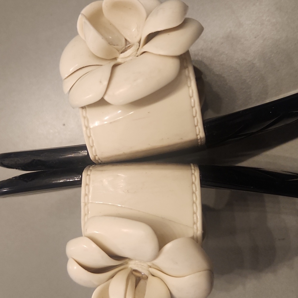 Chanel rubber slides with flower 37 - Picture 14 of 17